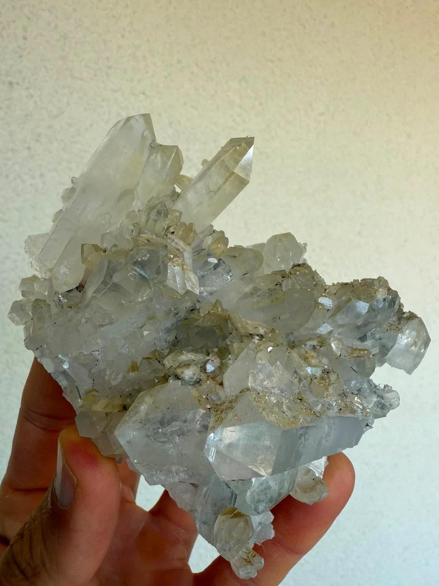 crystal cluster with little shiny calcites - Image 8
