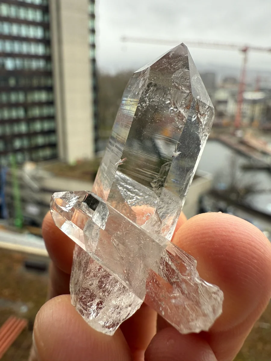 Kleines Bergkristallpaar