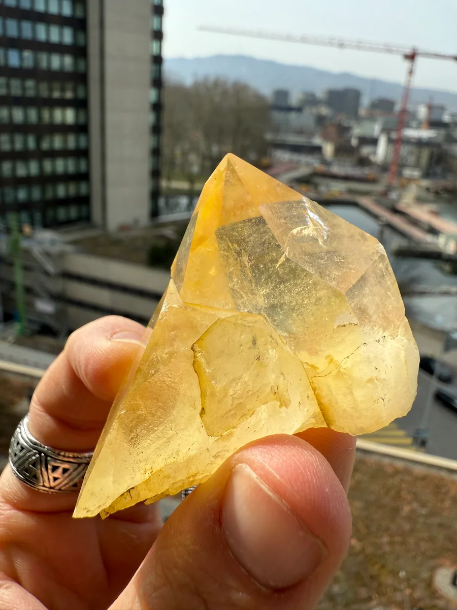 2 Bergkristalle (klar und Limonit) - Bild 7