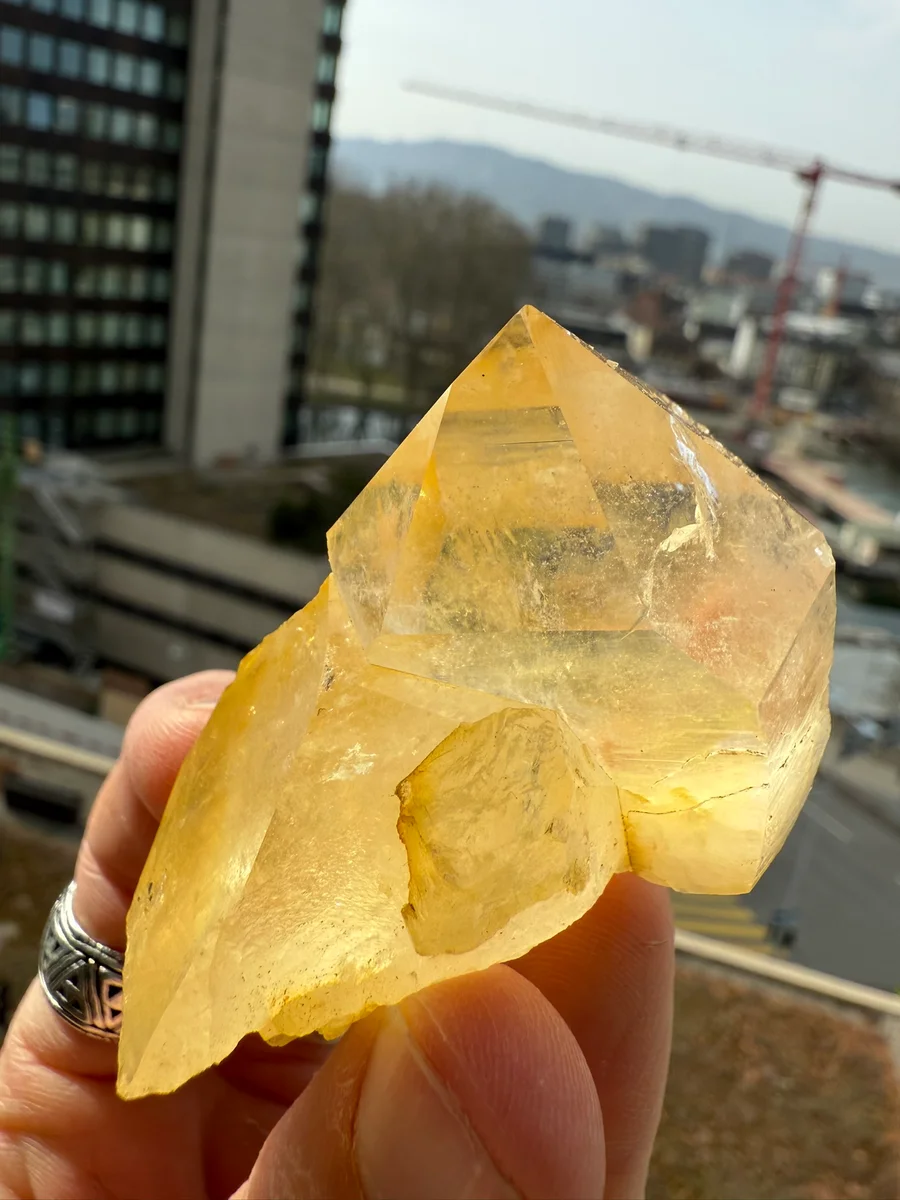 2 Bergkristalle (klar und Limonit) - Bild 10