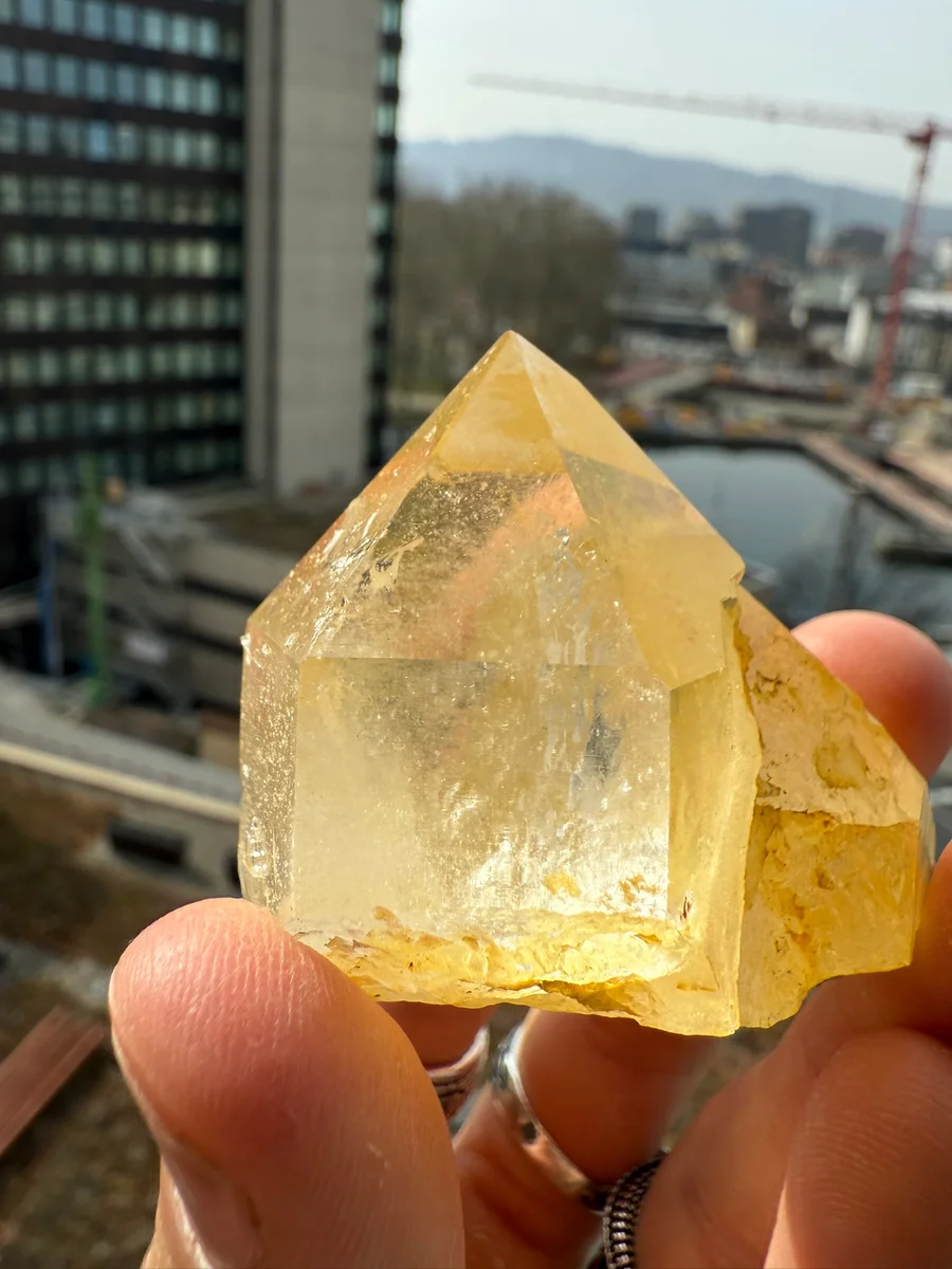 2 Bergkristalle (klar und Limonit) - Bild 6