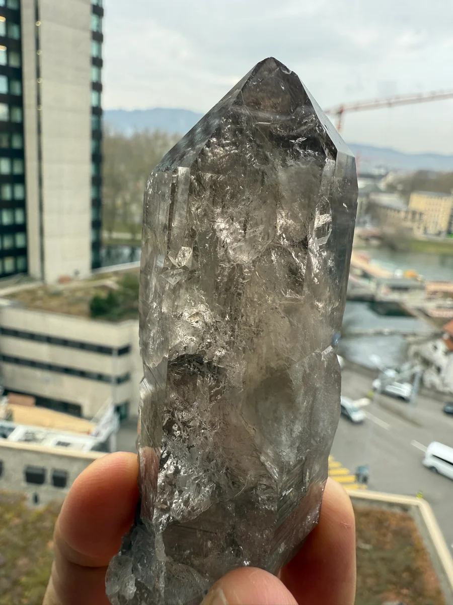 Rauchquarz-Einzelspitz - Bild 3