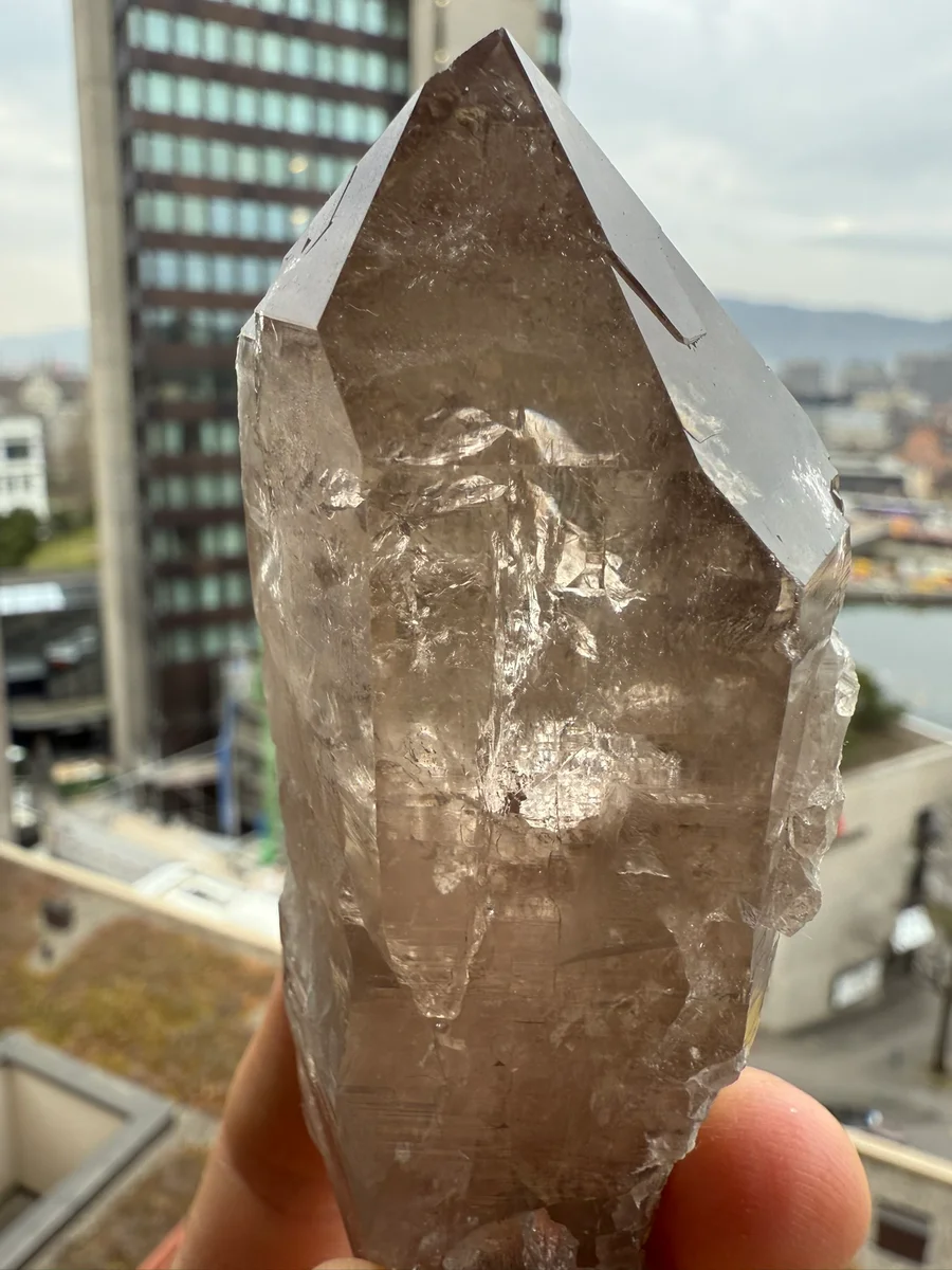 Rauchquarz-Einzelspitz - Bild 2