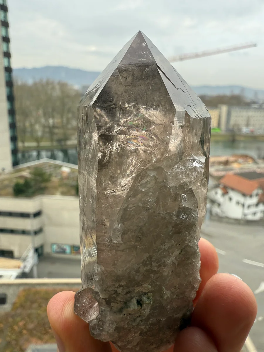 Rauchquarz-Einzelspitz